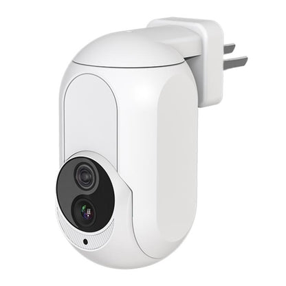 Home Socket Type WiFi Surveillance Camera Support Night Vision & Two-way Intercom, US Plug