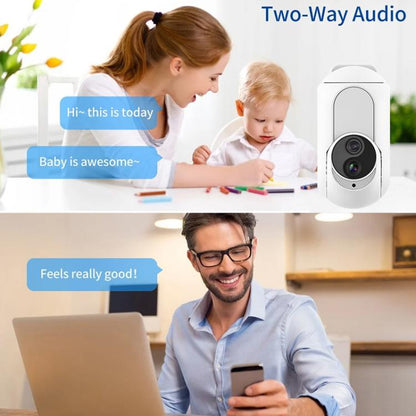 Home Socket Type WiFi Surveillance Camera Support Night Vision & Two-way Intercom, US Plug