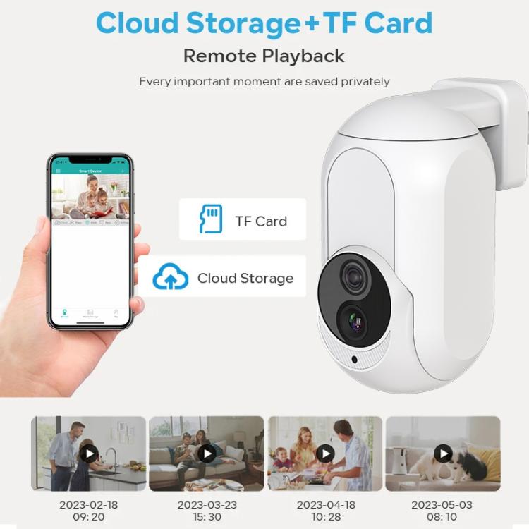 Home Socket Type WiFi Surveillance Camera Support Night Vision & Two-way Intercom, US Plug