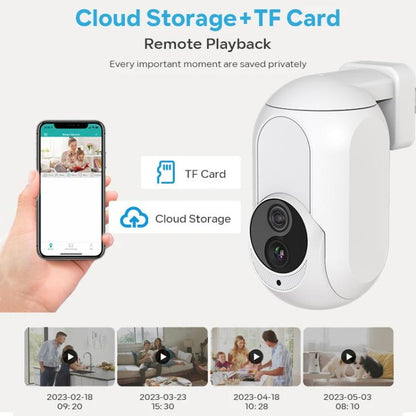 Home Socket Type WiFi Surveillance Camera Support Night Vision & Two-way Intercom, US Plug