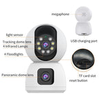 K12 1080P HD Dual Lens Dual Picture Wireless WiFi Camera, K12