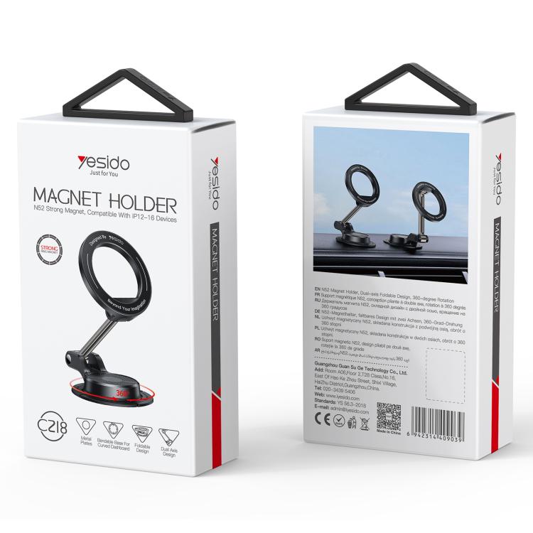 Yesido C218 Car MagSafe Magnetic Mobile Phone Holder, C218