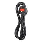 Big UK Plug Computer PC Power Cord 3 Pin Cable 0.5 Square, 1.5m, 1.8m