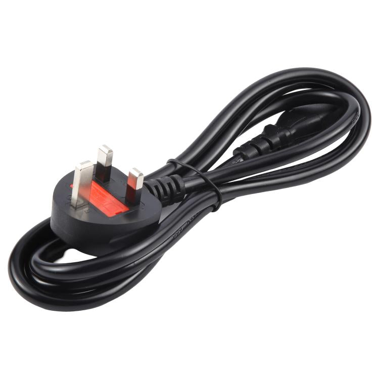 Big UK Plug Computer PC Power Cord 3 Pin Cable 0.5 Square, 1.5m, 1.8m