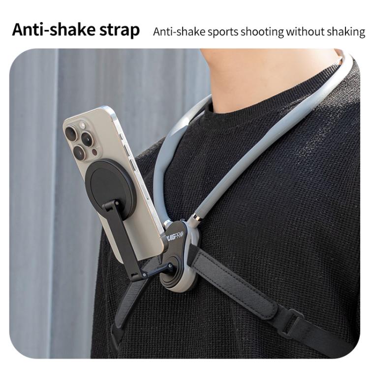 RUIGPRO Magnetic Neck Mount Anti-shake Phone Bracket, Phone Bracket