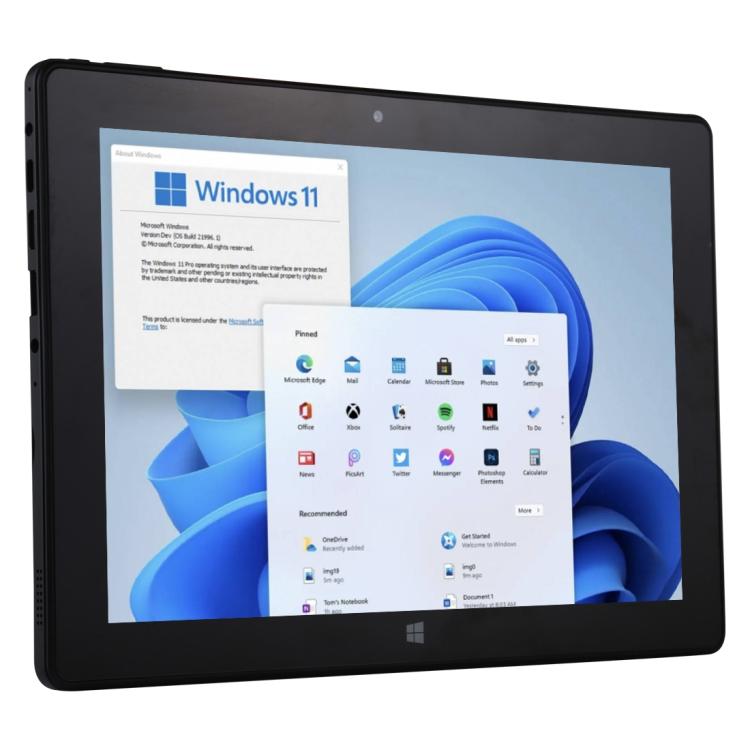 HONGSAMDE 10.1 inch 2 in 1 Tablet PC, Windows 11, Intel Celeron N4120 Quad Core No Keyboard, 6GB+64GB, 12GB+128GB