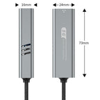 USB-C / Type-C and USB3.0 to RJ45 5G Gigabit Wired Ethernet Network Adapter, USB-C / Type-C and USB3.0 to RJ45 Adapter