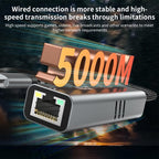 USB-C / Type-C and USB3.0 to RJ45 5G Gigabit Wired Ethernet Network Adapter, USB-C / Type-C and USB3.0 to RJ45 Adapter
