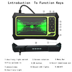 8mm 1080P IP68 Waterproof 4.3 inch Screen Dual Camera Digital Endoscope, 5m, 2m
