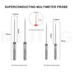 Mijing BX-12 2000V / 20A Multifunctional Stainless Steel Superconducting Multimeter Probe, Mijing BX-12