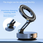 Q89 Foldable Vacuum MagSafe Magnetic Suction Cup Phone Holder, Q89(Black), Q89(Silver)