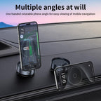 Q12 Foldable Vacuum MagSafe Magnetic Suction Cup Phone Holder, Q12(Black), Q12(Silver)