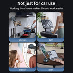 Q12 Foldable Vacuum MagSafe Magnetic Suction Cup Phone Holder, Q12(Black), Q12(Silver)