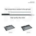 Mijing Fixed Rod Diameter 32mm Universal Microscope Aluminum Alloy Big Base, MJ-4030, MJ-4070