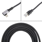 2m RJ45 to Type-C / USB 2-in-1 High Speed Network Card Ethernet Cable, Type-C / USB 2-in-1