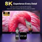 H96Max 8K UHD Android 14 Smart TV Box with Remote Control, Allwinner H728 Octa-Core, 2GB+16GB, 4GB+32GB