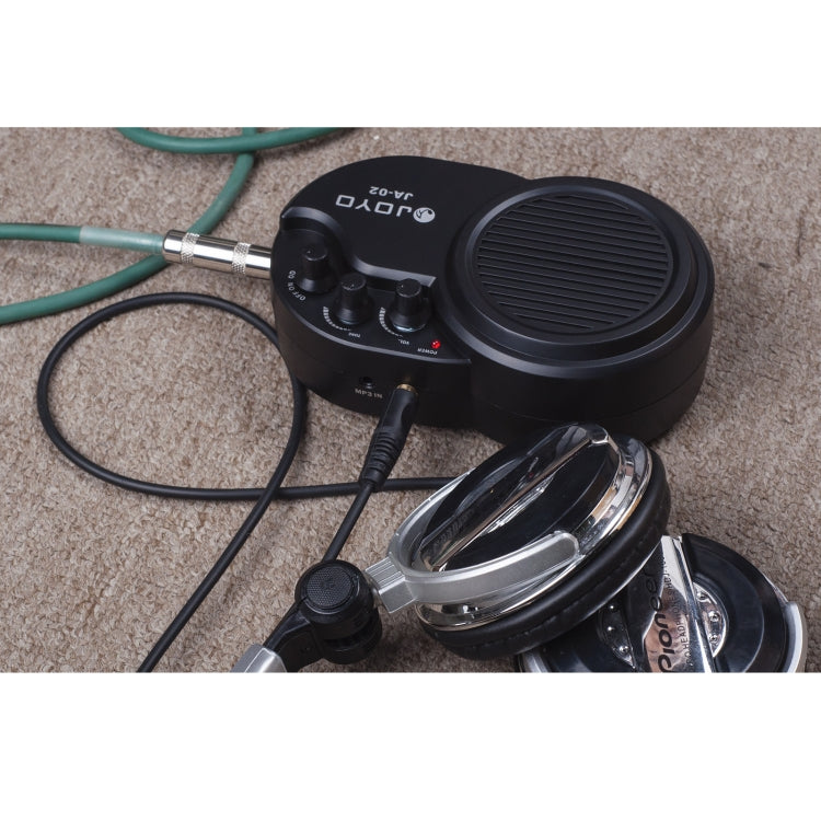 JOYO JA-02 3W Guitar Amplifier Mini Electric Guitar Amp Amplifier Speaker with Volume Tone Distortion Control, JA-02