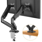 Lenovo Thinkplus ZJA1 Clip-on Desktop Dual-Arm Monitor Holder, ZJA1