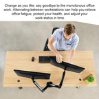 Lenovo Thinkplus ZJA1 Clip-on Desktop Dual-Arm Monitor Holder, ZJA1