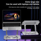 Lenovo Thinkplus ZJA7 360 Degree Rotating Laptop Heat Dissipation Metal Holder, ZJA7
