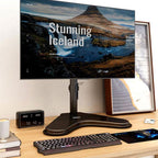 Lenovo Thinkplus ZJA10 Rotatable Lift Desktop Vertical Single Arm Monitor Holder, ZJA10