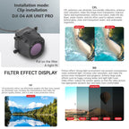 For DJI O4 Air Unit Pro / Avata 2 JSR YB Series Camera Lens Filter, MCUV, CPL, ND8, ND16, ND32, ND64, ND256, ND8PL, ND16PL, ND32PL, ND64PL, NIGHT, STAR, MCUV x 2, MCUV x 3, 3 in 1 CPL ND8/16, 4 in 1 ND, 4 in 1 NDPL, 6 in 1 ND8-64 UV CPL                ...