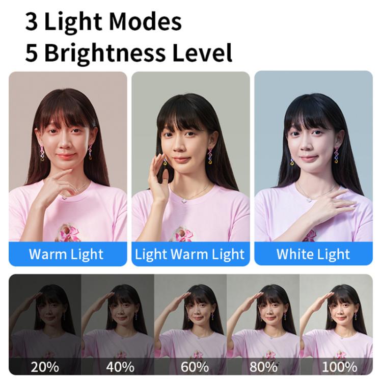 E6 Bluetooth Phone Filming Assist Selfie Monopod with Fill Light, E6 with Fill Light