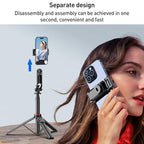 Lenovo Thinkplus H1V Premium Aluminum Alloy Bluetooth Selfie Stick, 1.3m
