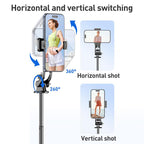 Lenovo Thinkplus H1V Premium Aluminum Alloy Bluetooth Selfie Stick, 1.3m
