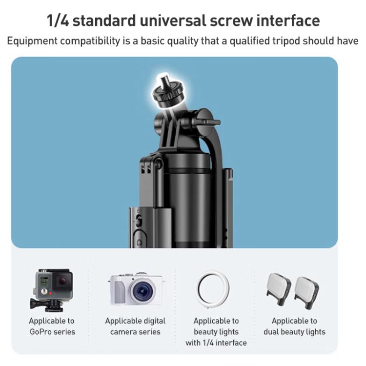 Lenovo Thinkplus H18B Flagship Stainless Steel Bluetooth Selfie Stick, 1.8m