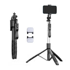 Lenovo Thinkplus H18B Flagship Stainless Steel Bluetooth Selfie Stick with Dual Fill Light, 1.8m