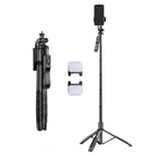 Lenovo Thinkplus H18L Premium Edition Aluminum Alloy Bluetooth Selfie Stick with Dual Fill Lights, 1.8m