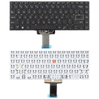 US Version Laptop Keyboard for Asus VivoBook S14 X421 X421DA X421UA X421EP X421EQ X421JQ X421FP X421FF X421FL, X421 (Black)