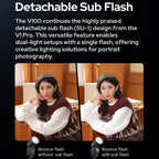 Godox V100 Round Head TTL Flash Speedlite, For Canon, For Nikon, For Sony, For FUJIFILM, For Olympus