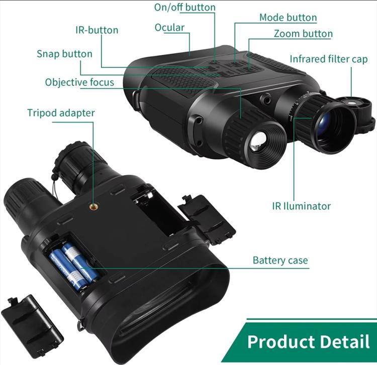 NVG400PRO 3 inch LCD Screen Binocular Digital Night Vision Device
