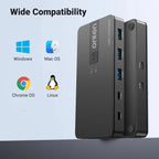 Onten KVM200 USB 3.2 Gen2 Sharing Switch 2 In 4 Out, KVM200