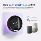 1.6 inch TFT Color Screen WiFi Smart hreaded Knob Thermostat, BHT-2007-P16-GALW Water Heating, BHT-2007-P16-GBLW Electric Heating, BHT-2007-P16-GCLW Boiler Heating