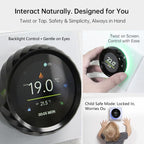 1.6 inch TFT Color Screen WiFi Smart hreaded Knob Thermostat, BHT-2007-P16-GALW Water Heating, BHT-2007-P16-GBLW Electric Heating, BHT-2007-P16-GCLW Boiler Heating
