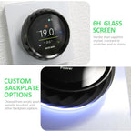 1.6 inch TFT Color Screen WiFi Smart hreaded Knob Thermostat, BHT-2007-P16-GALW Water Heating, BHT-2007-P16-GBLW Electric Heating, BHT-2007-P16-GCLW Boiler Heating