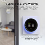 1.6 inch TFT Color Screen WiFi Smart hreaded Knob Thermostat, BHT-2007-P16-GALW Water Heating, BHT-2007-P16-GBLW Electric Heating, BHT-2007-P16-GCLW Boiler Heating
