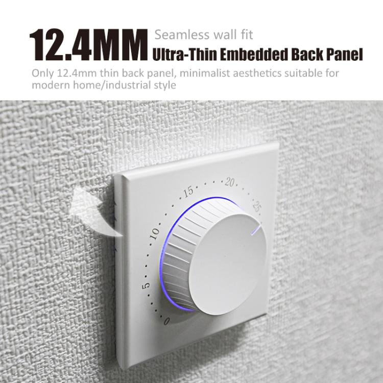 Smart Home Screenless Knob Thermostat Only With External Sensors, Dual Color LED Indicator, BHT-101GAL Water Heating, BHT-101GBL Electric Heating, BHT-101GCL Boiler Heating