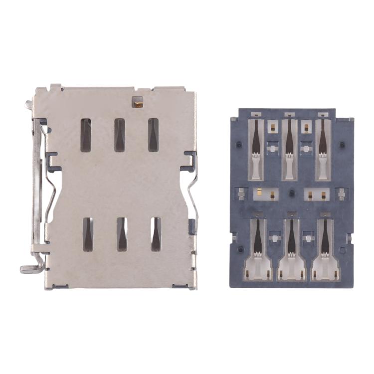 10pcs Original SIM Card Reader, For Galaxy Tab 3 7.0 SM-T211, For Galaxy S24 Ultra SM-S928, For Galaxy S24+ SM-S928, For Galaxy S24 SM-S921, For Galaxy S23 Ultra 5G SM-S918, For Galaxy S23+ 5G SM-S916, For Galaxy S23 5G SM-S911                         ...