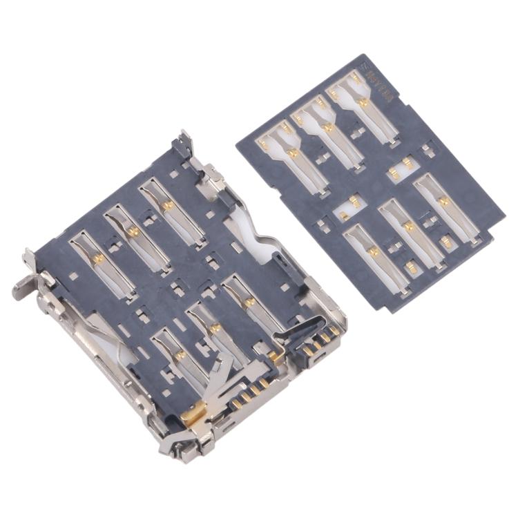 10pcs Original SIM Card Reader, For Galaxy Tab 3 7.0 SM-T211, For Galaxy S24 Ultra SM-S928, For Galaxy S24+ SM-S928, For Galaxy S24 SM-S921, For Galaxy S23 Ultra 5G SM-S918, For Galaxy S23+ 5G SM-S916, For Galaxy S23 5G SM-S911                         ...