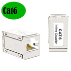 RJ45 Coupler Shielded Ethernet Cable Extender, CAT6, CAT6A
