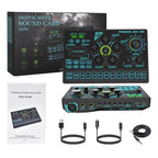 SX91 Multi-function Professional Mixer Mobile Phone Computer Live Streaming Sound Card, SX91