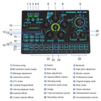 SX91 Multi-function Professional Mixer Mobile Phone Computer Live Streaming Sound Card, SX91