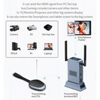 G52+R18 Smart HD Wireless Extender System Screen Mirroring Transmitter Receiver, G52+R18