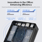 GXMO N15 Windows 11 Mini PC, Intel ADL-N N150 4-Core Processor, 8GB+256GB, 16GB+512GB