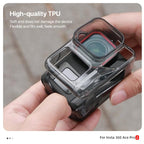 Body Soft TPU Protective Case with Lens Cover, For Insta360 Ace / Ace Pro / Pro 2, For Insta360 GO 3S