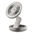 MOMAX CM30 Pac Mount Universal Transparent Magnetic Rotating Car Holder, CM30 (Dark Grey), CM30 (Titanium Gold)